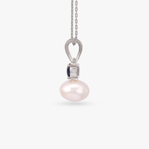 Serene Twilight Silver Pendant