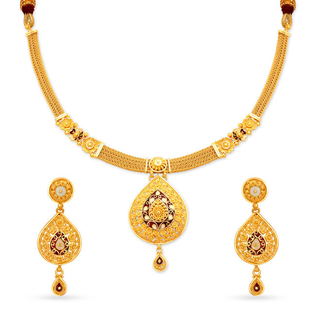 Sublime Gold Necklace Set