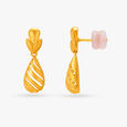 Enchanting Tulips Gold Drop Earrings,,hi-res image number null