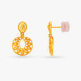 Luxurious Gold Drop Earrings,,hi-res image number null