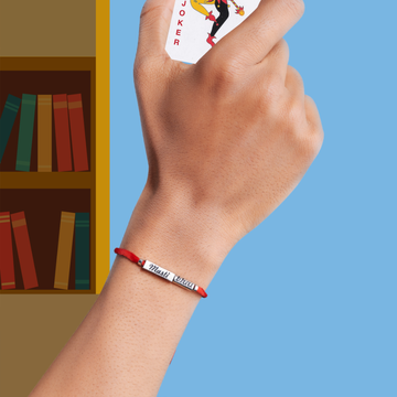 925 Silver Nickname Rakhi for Masti Bhai