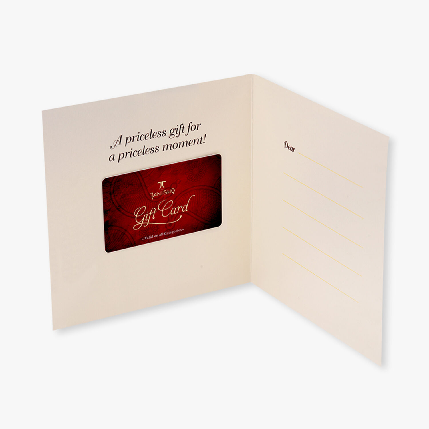 Tanishq gift voucher outlet