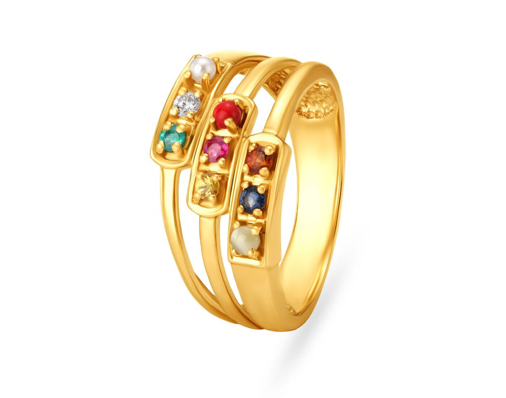 Siddh Navratna Ring (नवरत्न अंगूठी) | Buy Certified Navagraha Ring