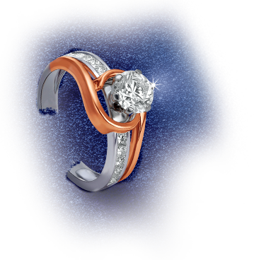 Majestic Solitaire Platinum Diamond Ring