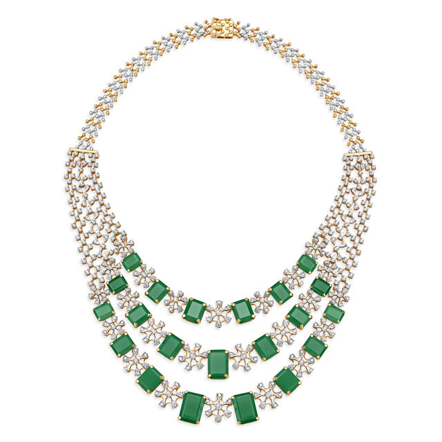 A Stunning Diamond Necklace for Your Wedding Reception | Tanishq Blog