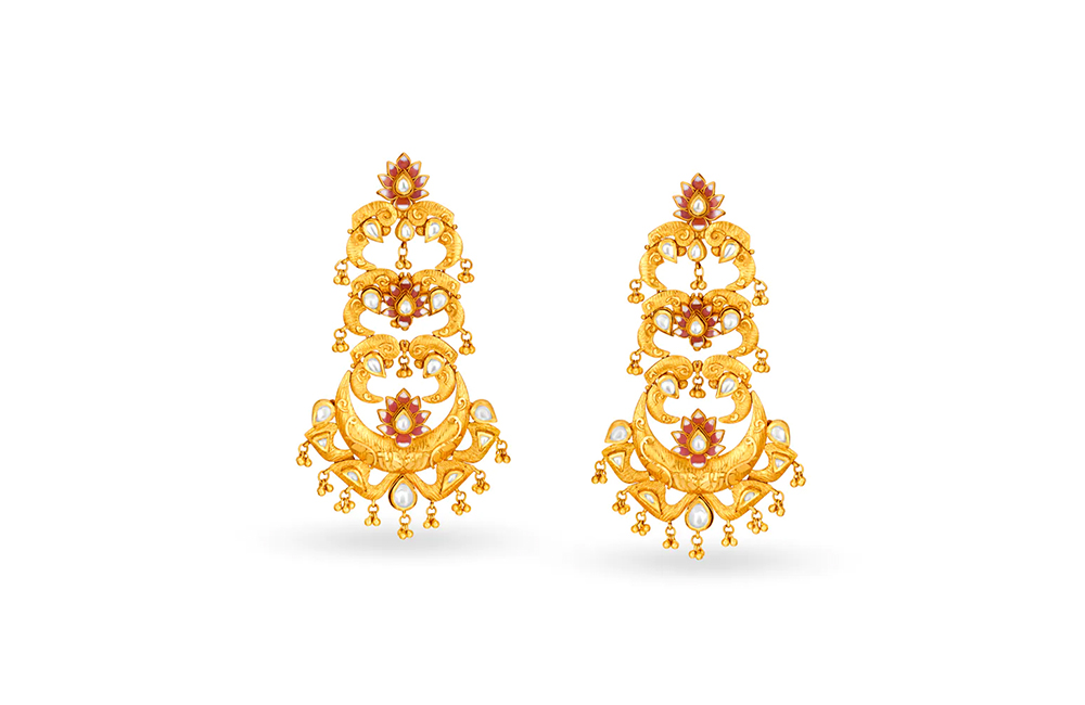 Buy Tanishq 22k Gold Earrings for Women Online At Best Price @ Tata CLiQ