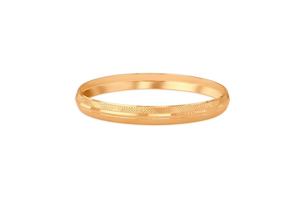 Thin High Finish Wave 22k Gold Bangles – Andaaz Jewelers