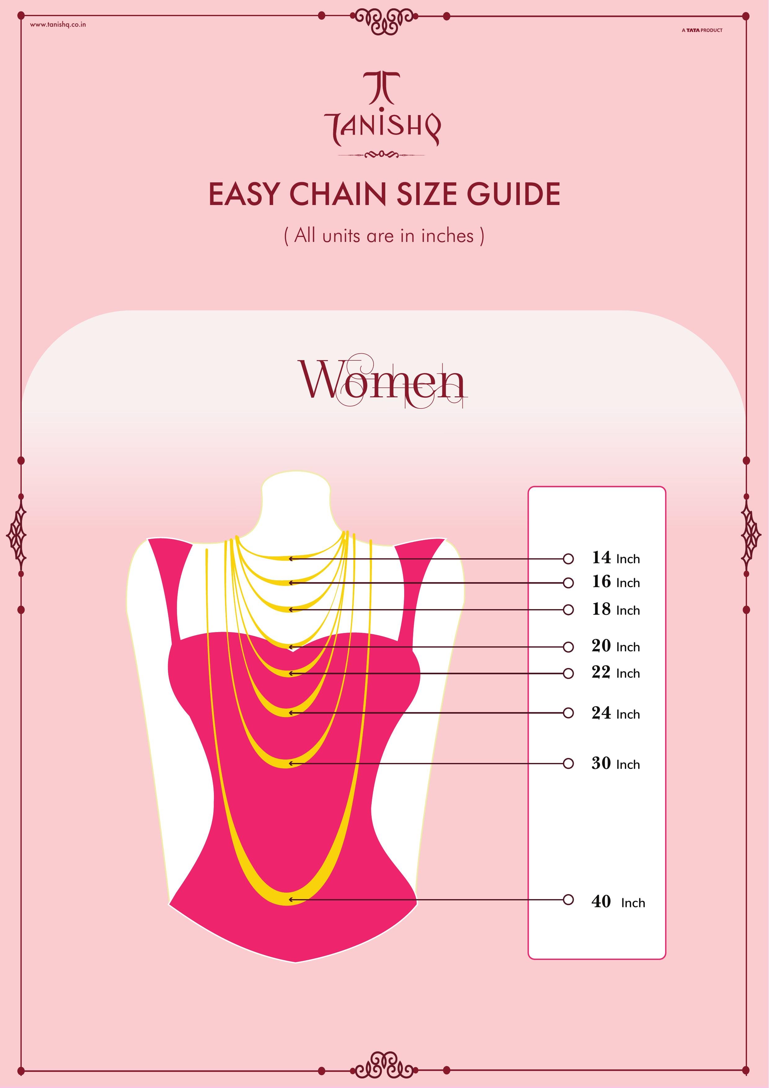 Necklace Size & Length Chart for Children | The Jewelry Vine