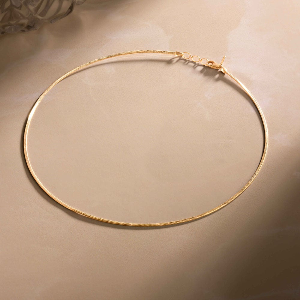 Minimal Fluid Omega Gold Chain,,hi-res image number null