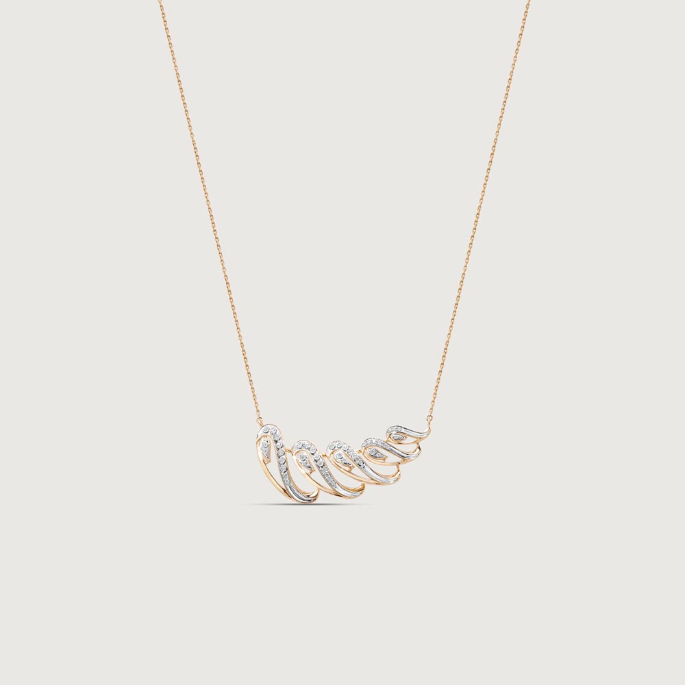 Paisley Twist Diamond Necklace,,hi-res image number null