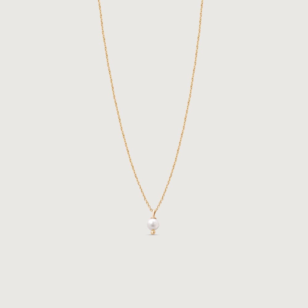 Stellar Loop Pearl Necklace,,hi-res image number null