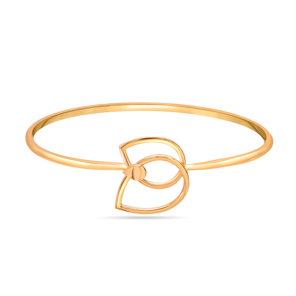 14KT Yellow Gold Interwoven Elegance Bangle,,hi-res image number null