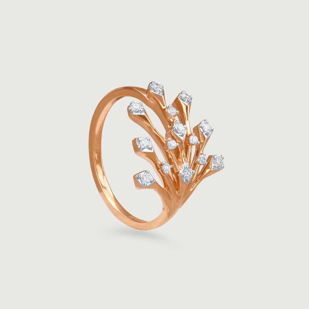 Crown Bloom Diamond Ring,,hi-res image number null