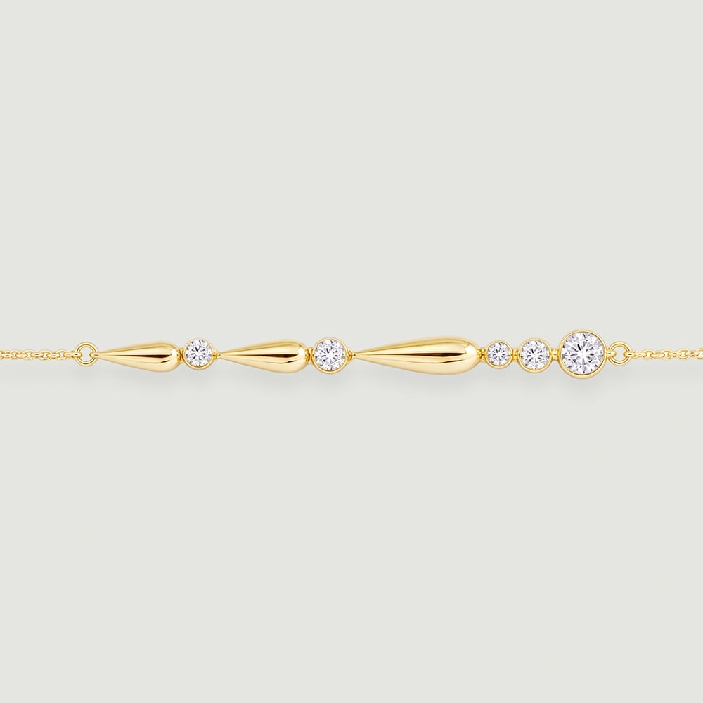 Graceful Flame Diamond Bracelet,,hi-res image number null