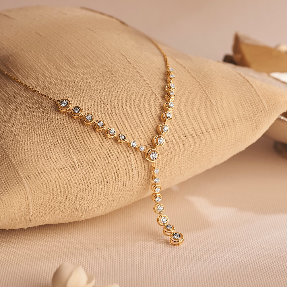 Festive Radiance Diamond Necklace,,hi-res image number null
