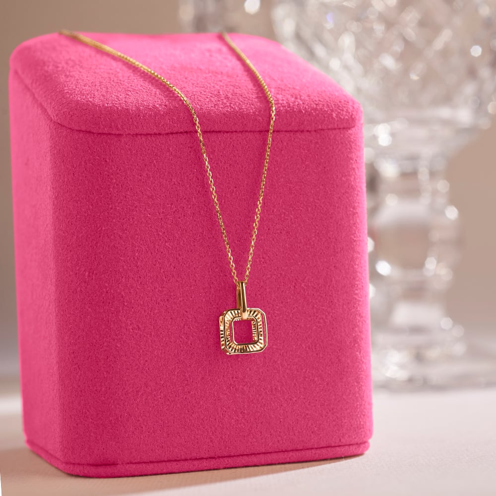 Sleek Radiant Gold Pendant,,hi-res image number null