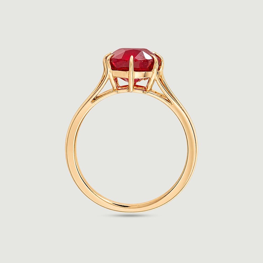 Bold Contemporary Ruby Ring,,hi-res image number null
