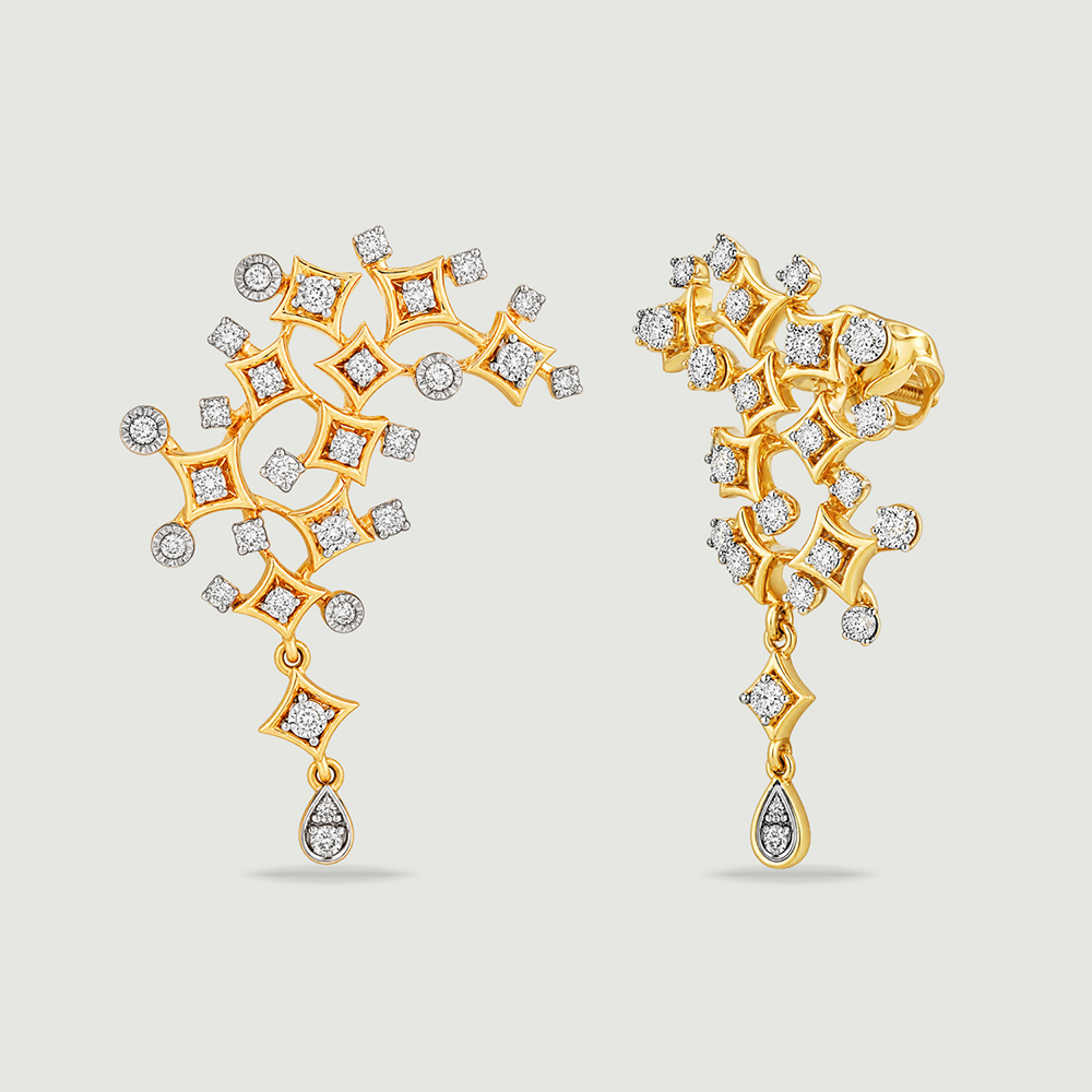 Riverside Radiance Diamond Drop Earrings,,hi-res image number null
