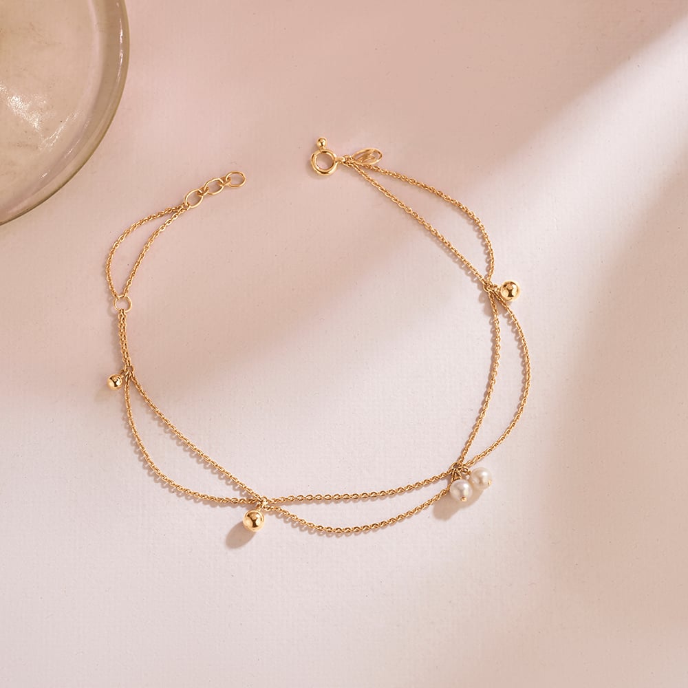 Delicate Luminous Pearl Bracelet,,hi-res image number null