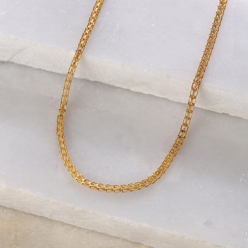Dazzling Dangler 22 Kt Gold Chain,,hi-res image number null