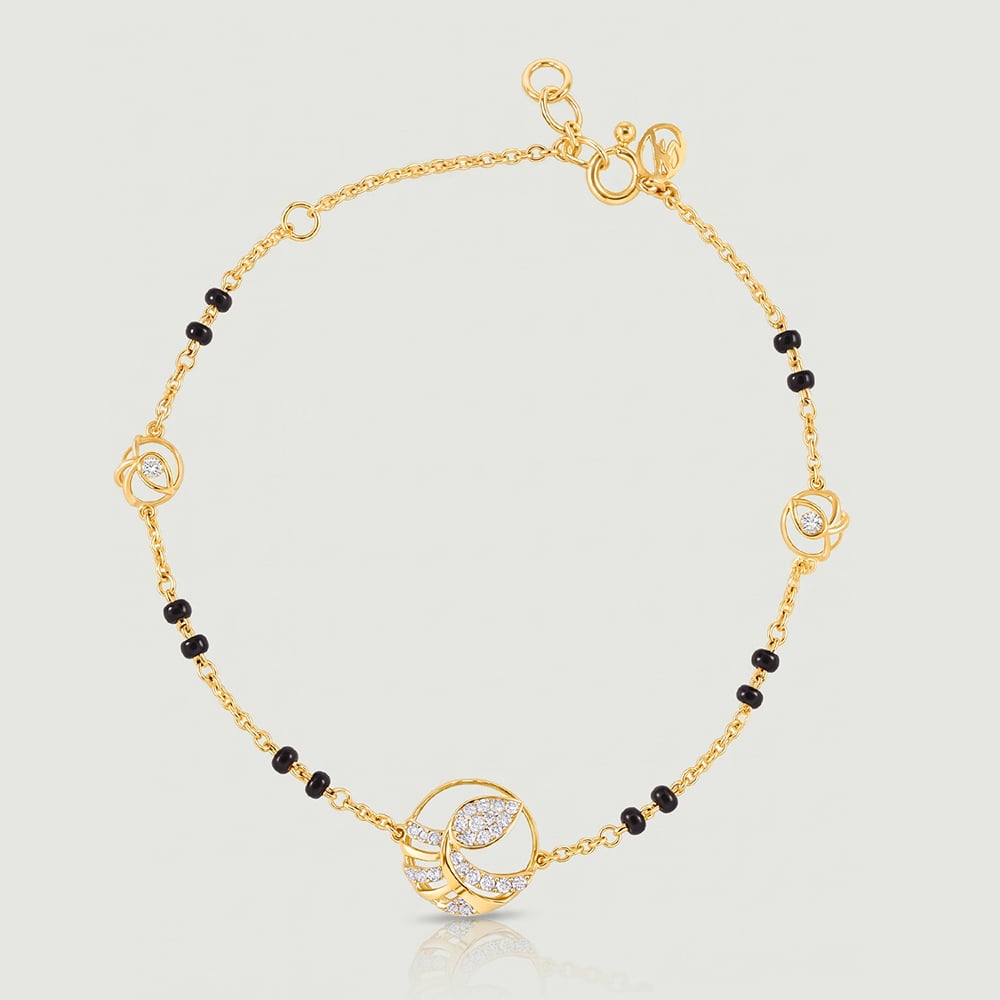 Auspicious Radiant Diamond Mangalsutra Bracelet,,hi-res image number null