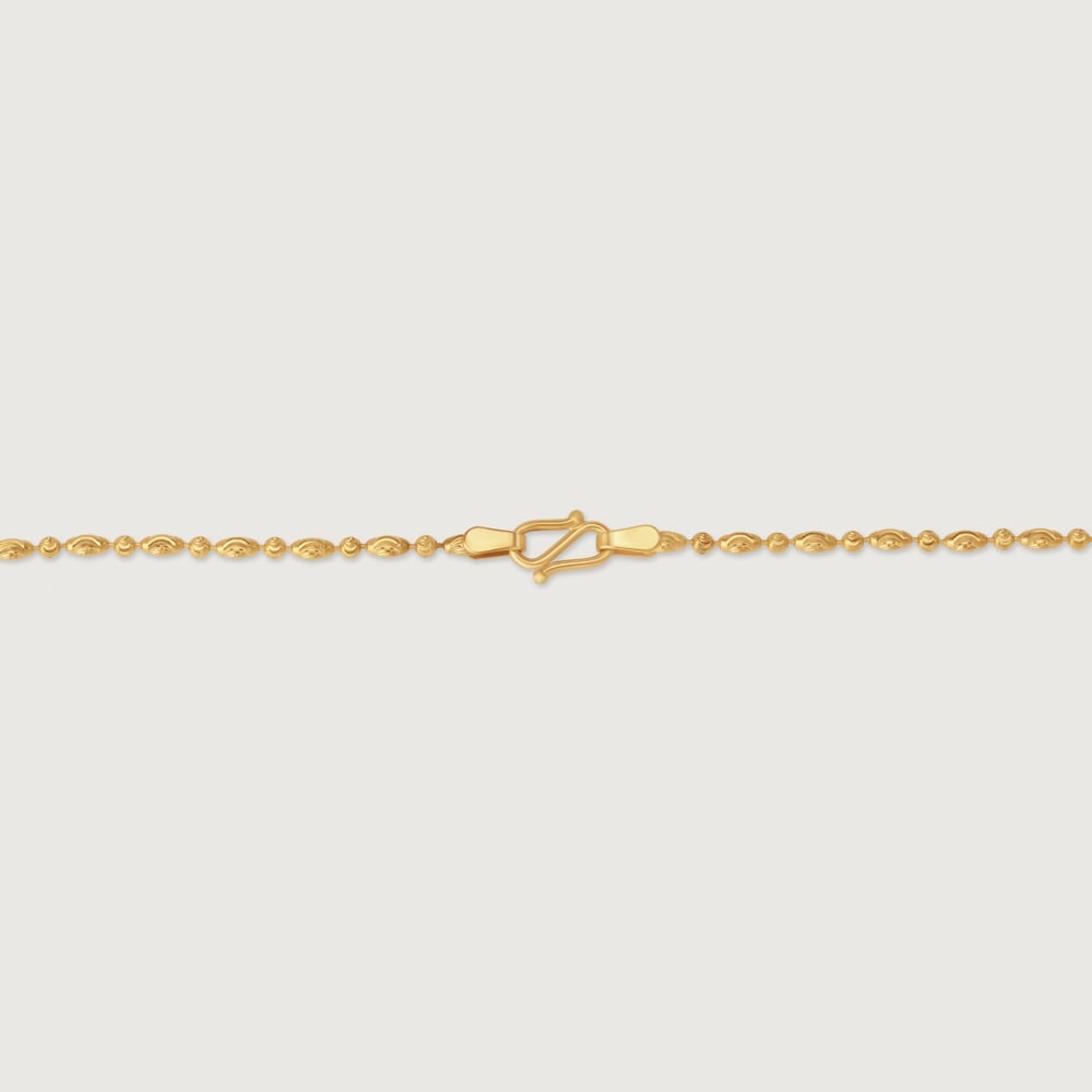 Luminous Link 22KT Gold Chain,,hi-res image number null