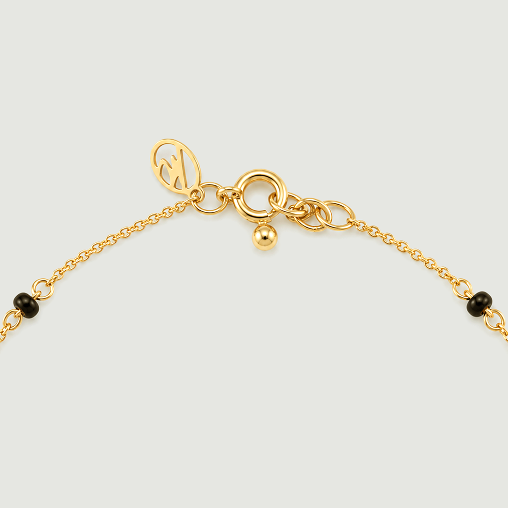 Radiant Floral Gold Mangalsutra Bracelet,,hi-res image number null