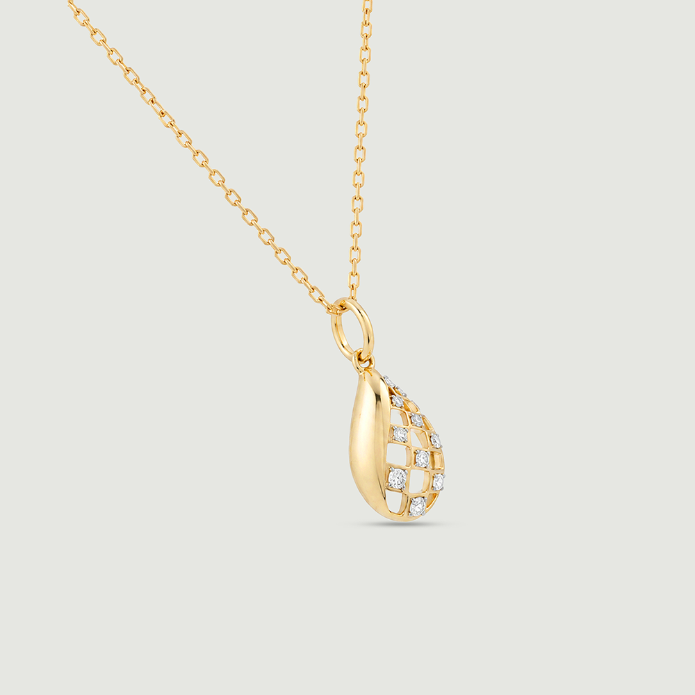 Luminous Checkered Diamond Pendant,,hi-res image number null
