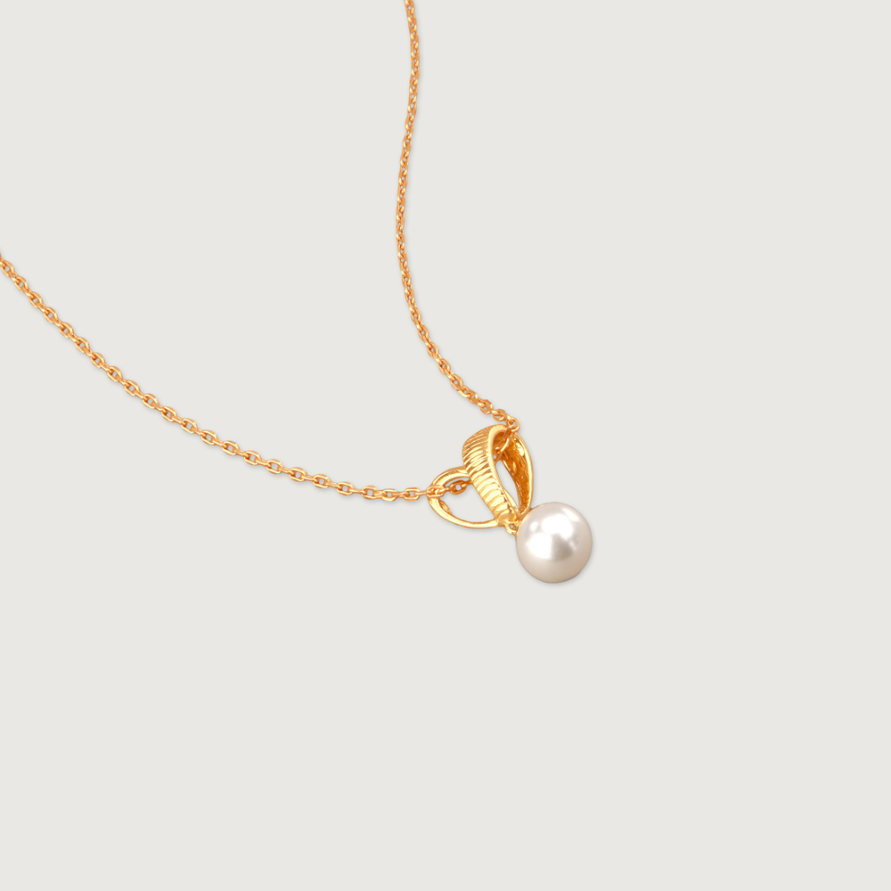 Ribbon Kiss Gold Pendant,,hi-res image number null