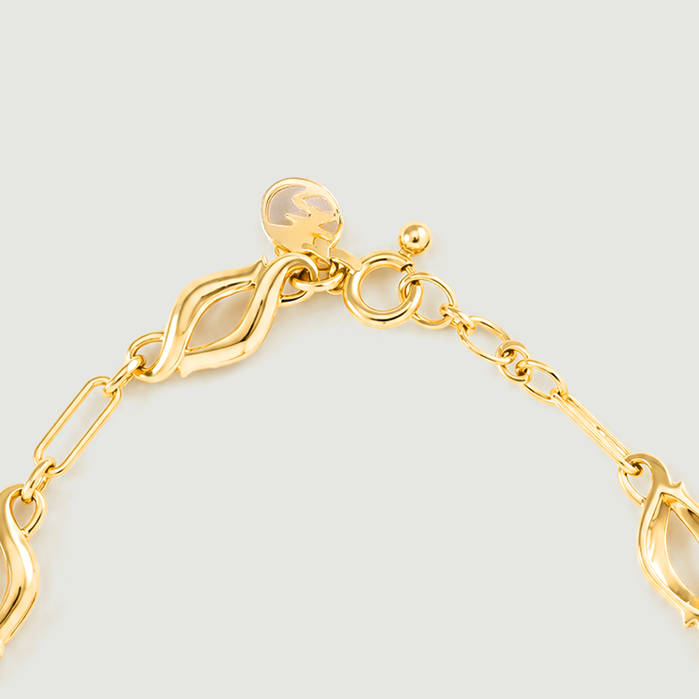 Fluid Sculptural Gold Bracelet,,hi-res image number null