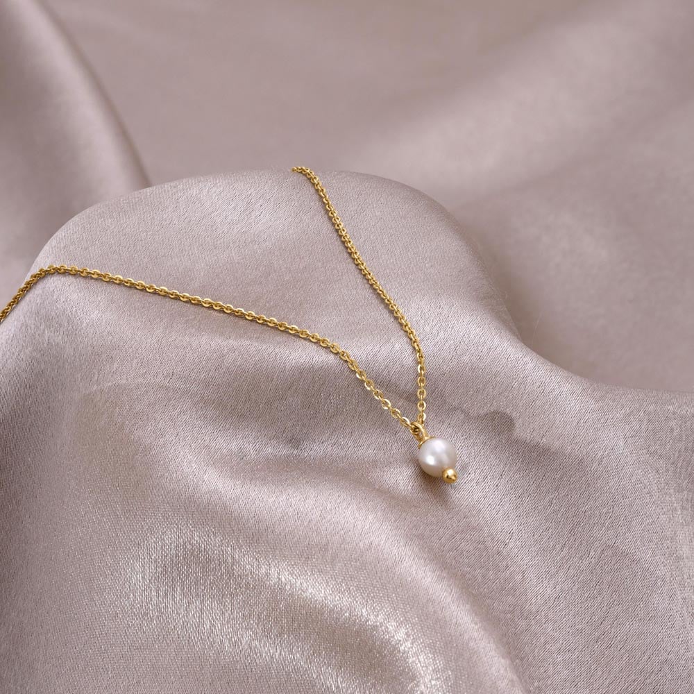 Stellar Loop Pearl Necklace,,hi-res image number null