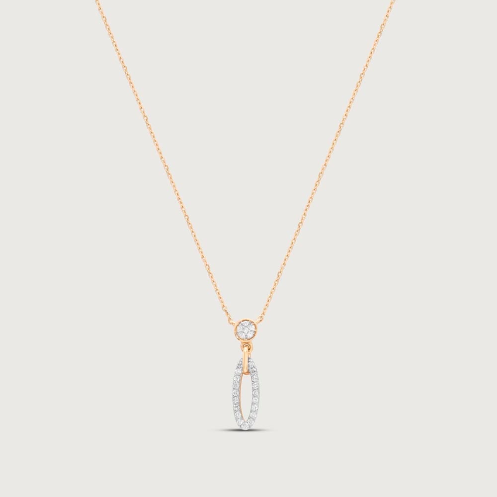 Halo Drift Diamond Necklace,,hi-res image number null