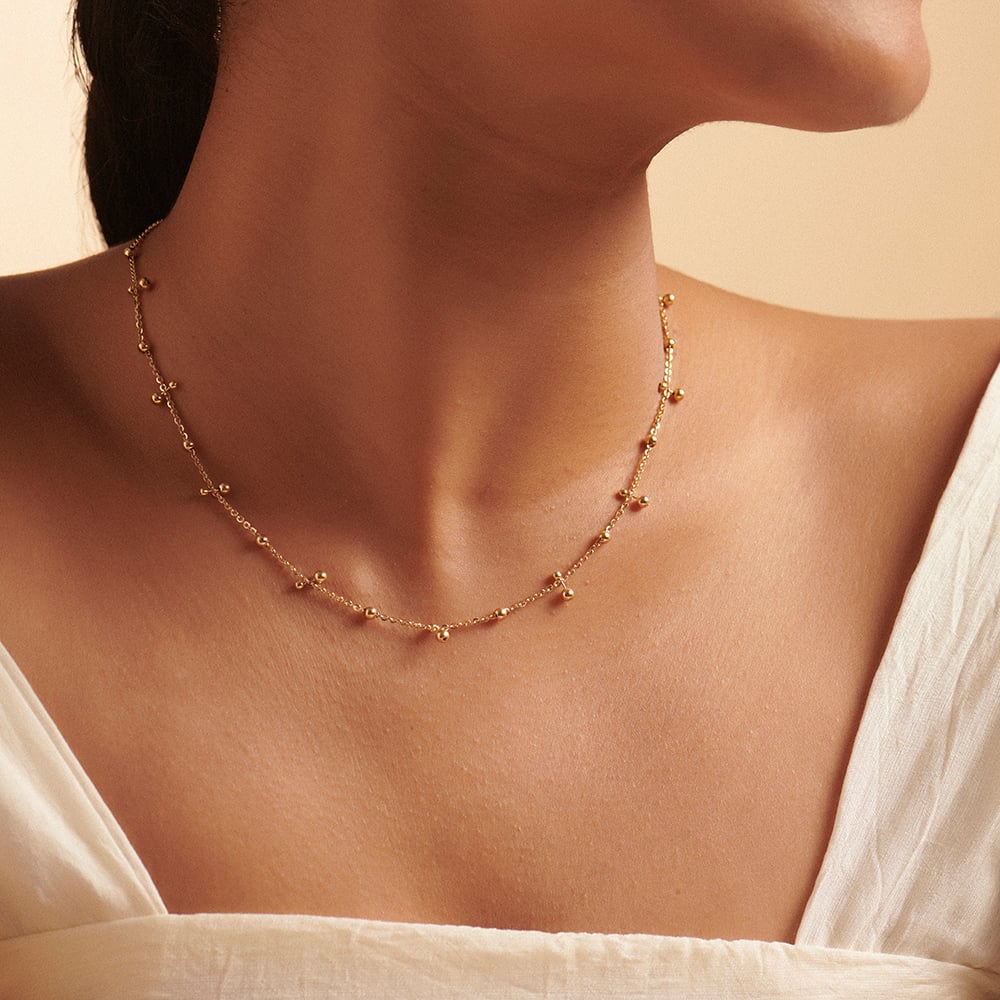 Luminous Shine Gold Necklace,,hi-res image number null