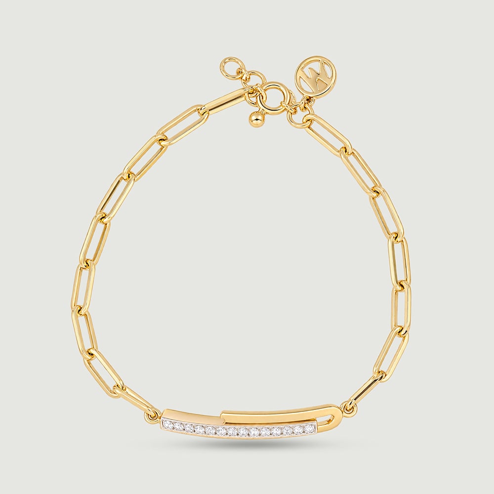 Sleek Linear Diamond Bracelet,,hi-res image number null