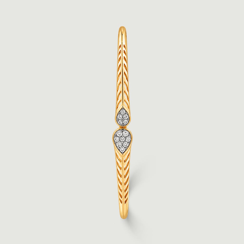 Elegant Diya Diamond Bangle,,hi-res image number null
