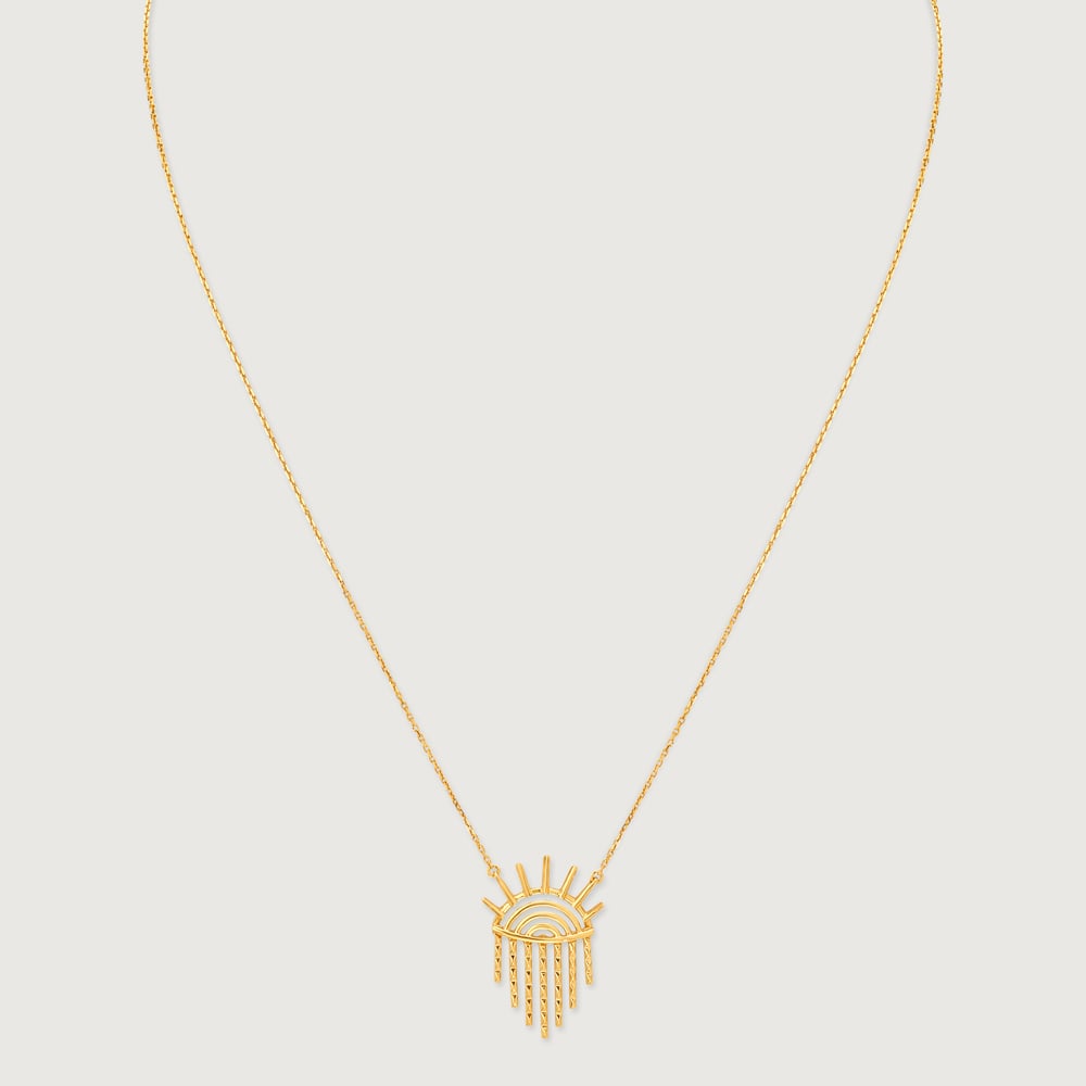 Radiant Horizon Gold Necklace,,hi-res image number null