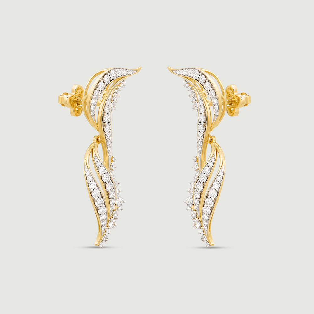 Sacred Lights Diamond Drop Earrings,,hi-res image number null