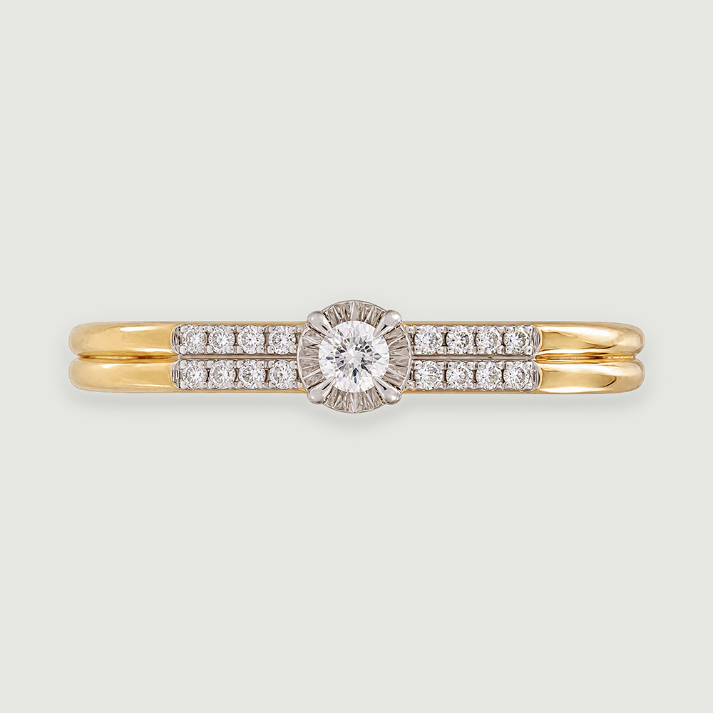 Graceful Layered Diamond Ring,,hi-res image number null