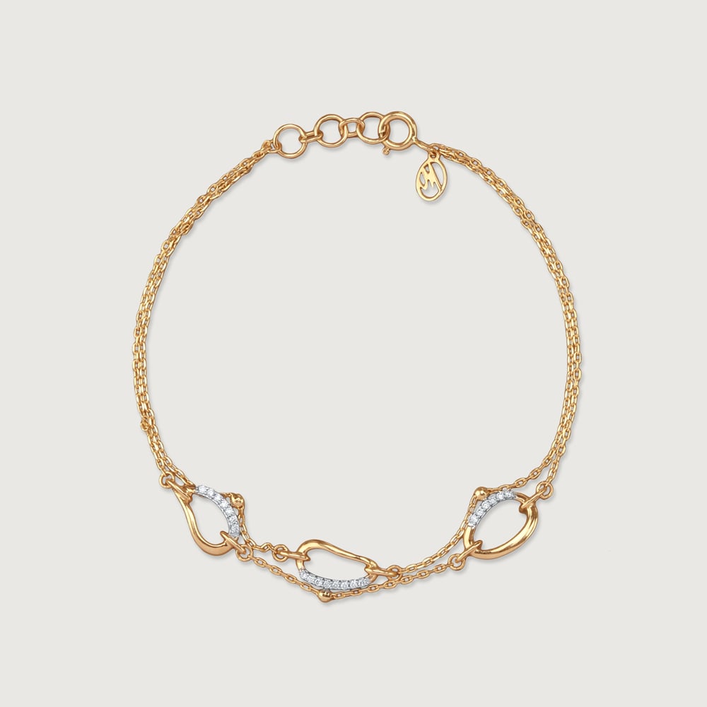 Whimsical Glimmer Diamond Bracelet,,hi-res image number null
