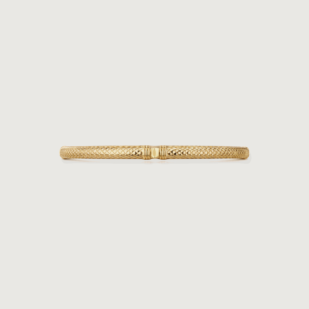 Textured Classic Gold Bangle,,hi-res image number null