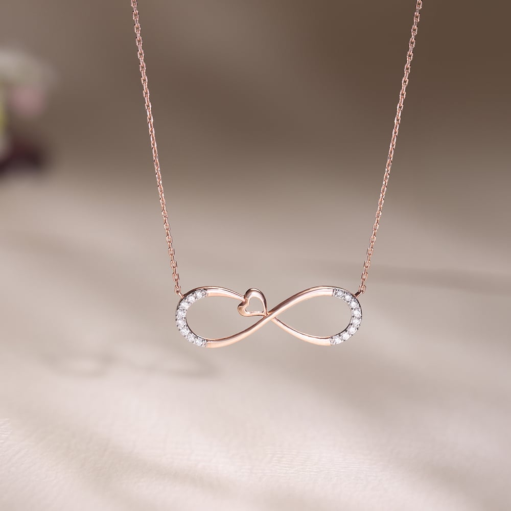 Infinite Heartbeat Diamond Necklace,,hi-res image number null
