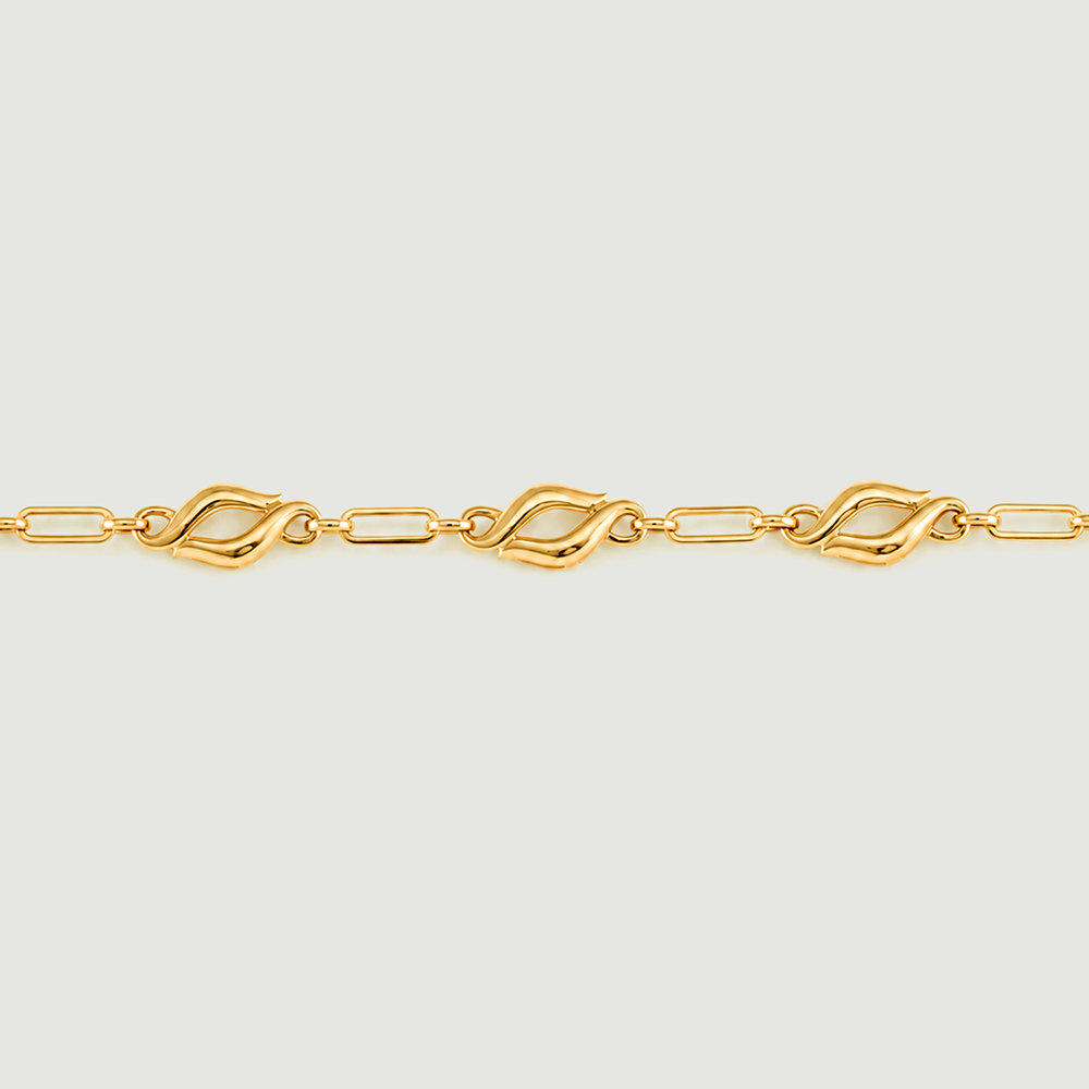 Fluid Sculptural Gold Bracelet,,hi-res image number null