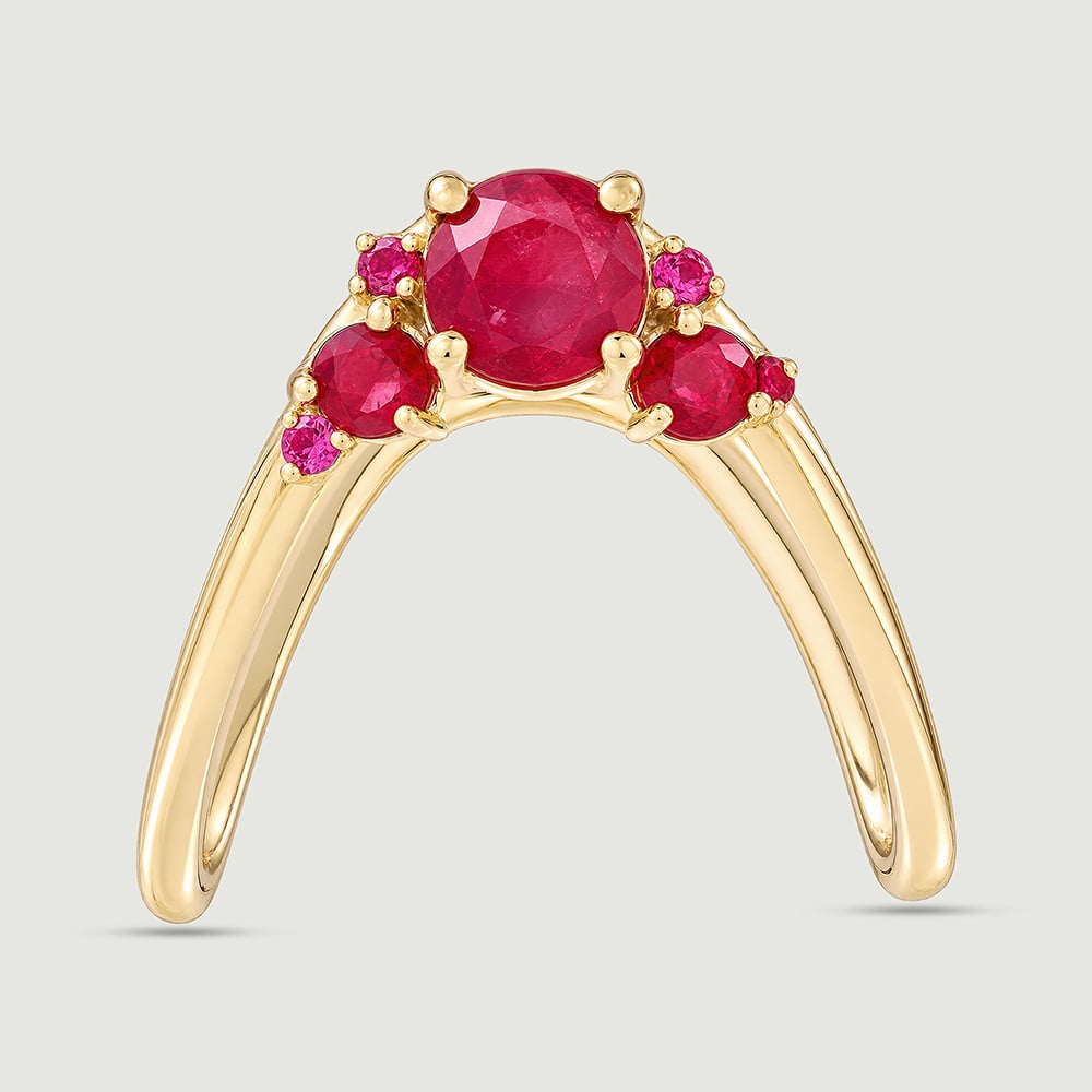 Graceful Reversible Sapphire and Ruby Ring,,hi-res image number null