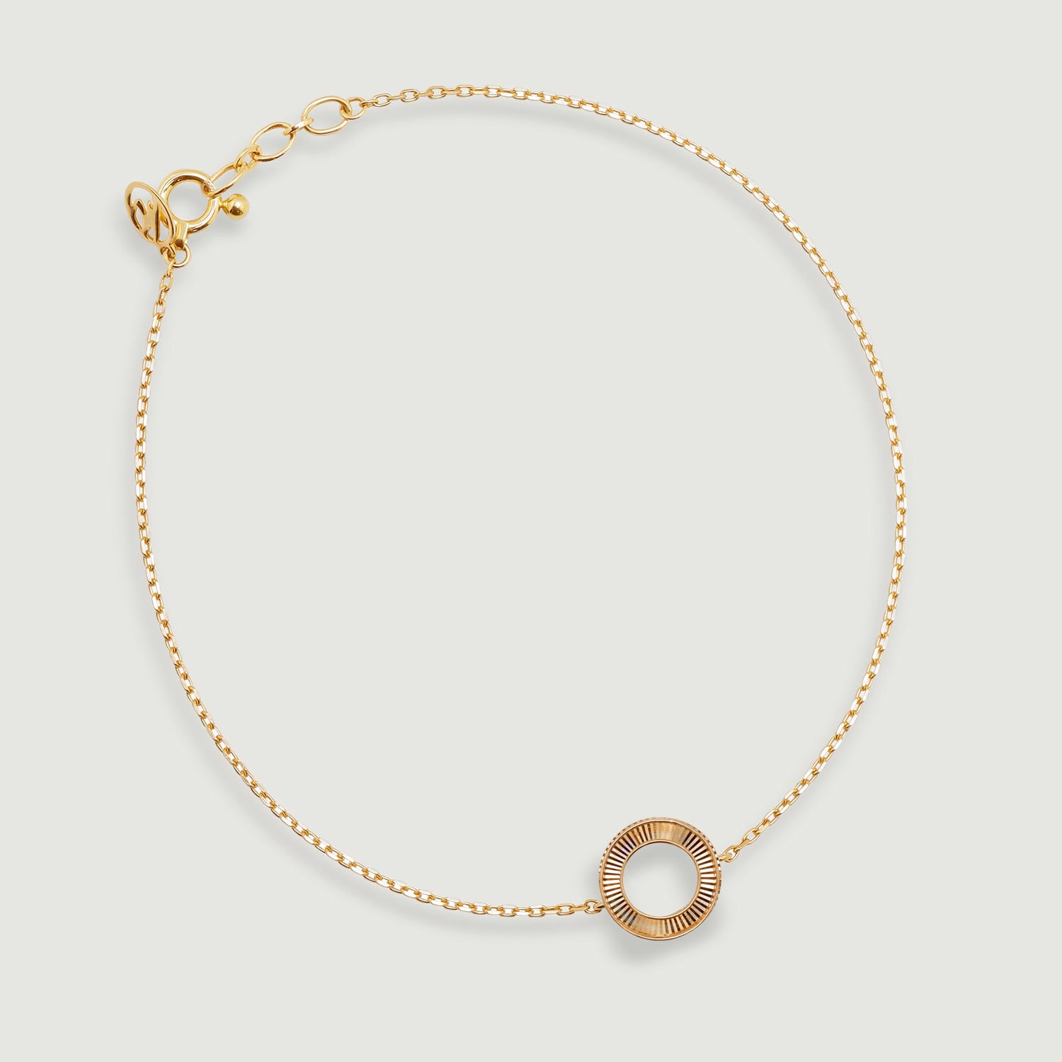 Radiant Circular Gold Bracelet,,hi-res image number null
