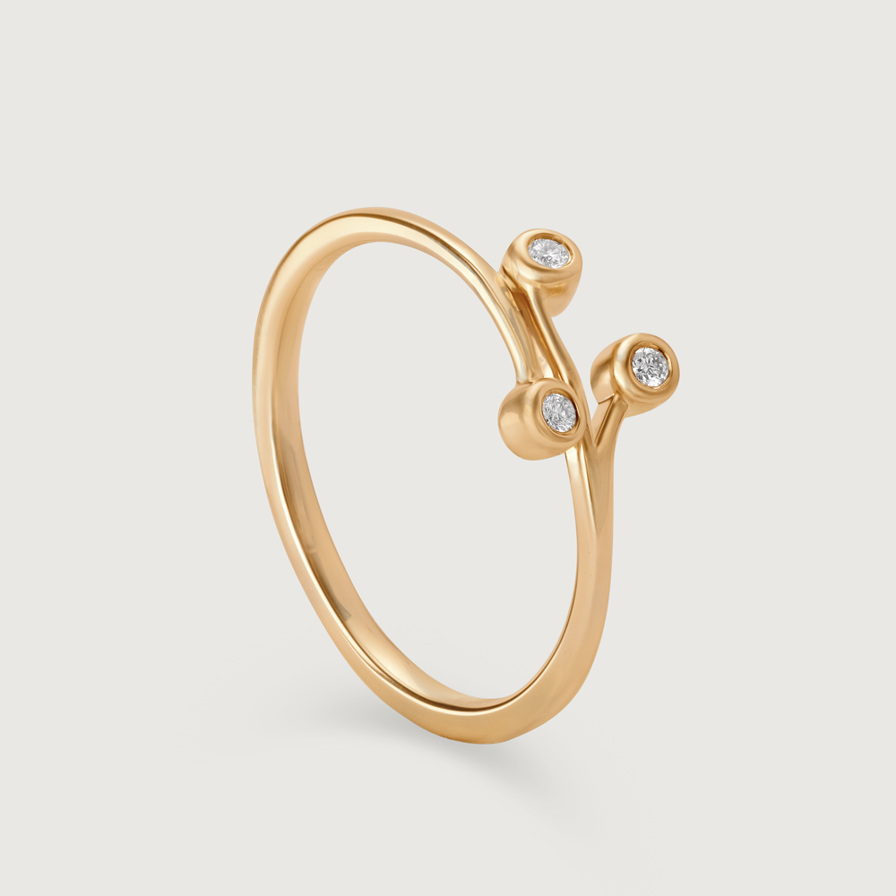 Cosmic Splendour 14KT Gold & Diamond Ring,,hi-res image number null