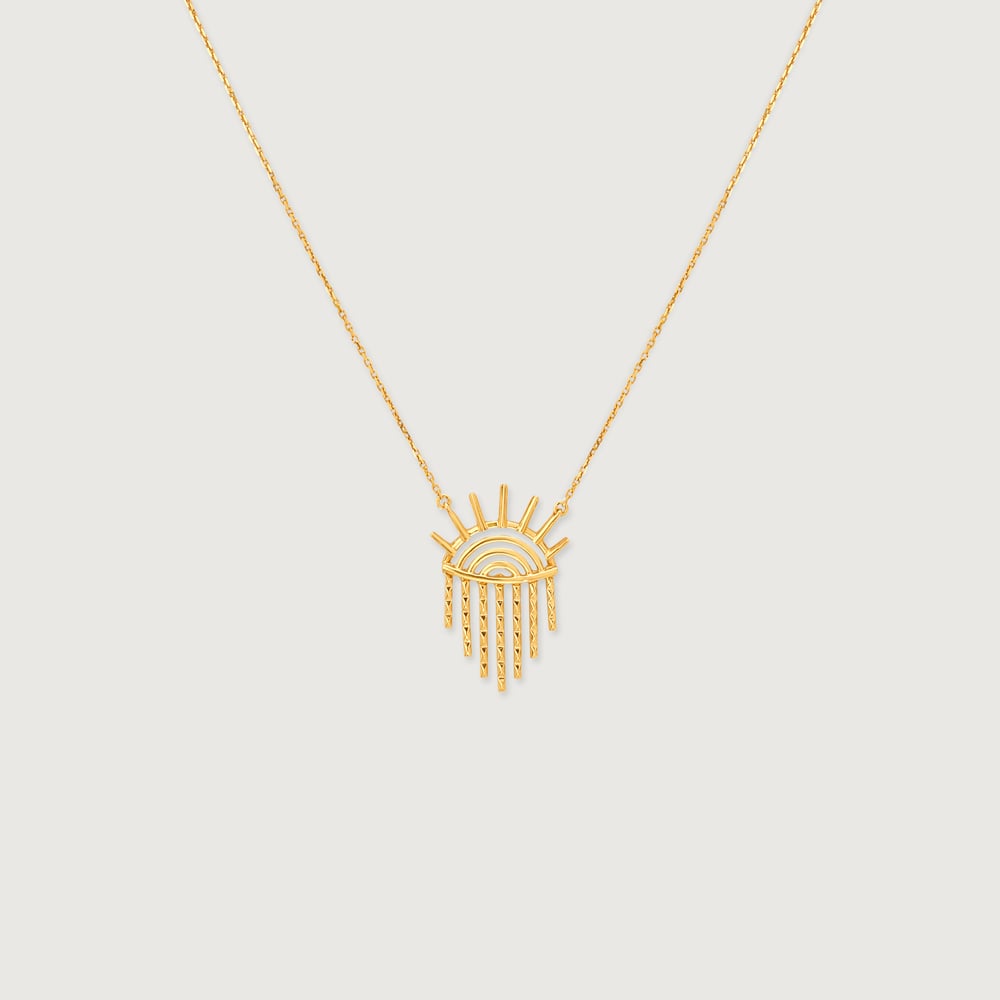 Radiant Horizon Gold Necklace,,hi-res image number null