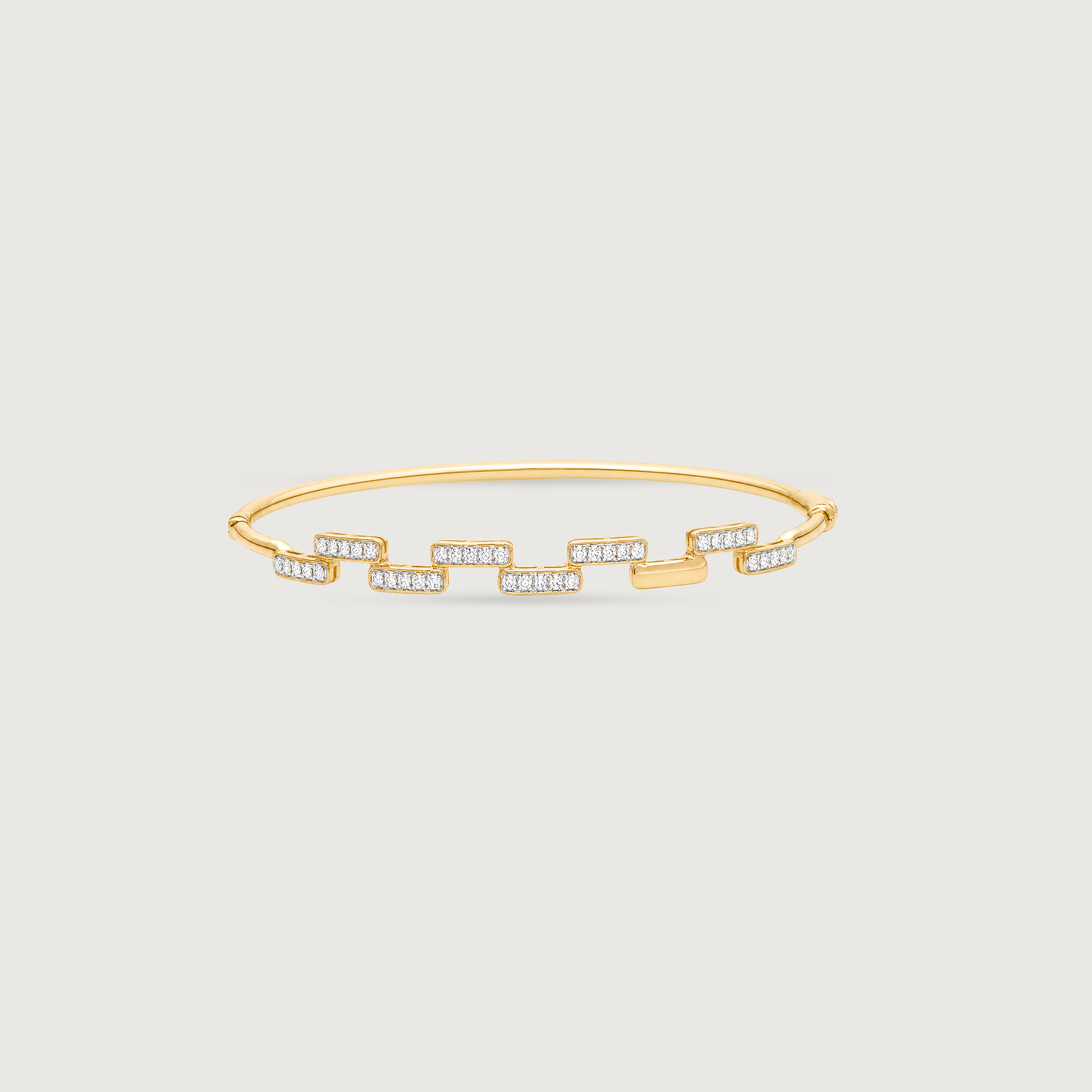 Linear Balance Diamond Bangle,,hi-res image number null