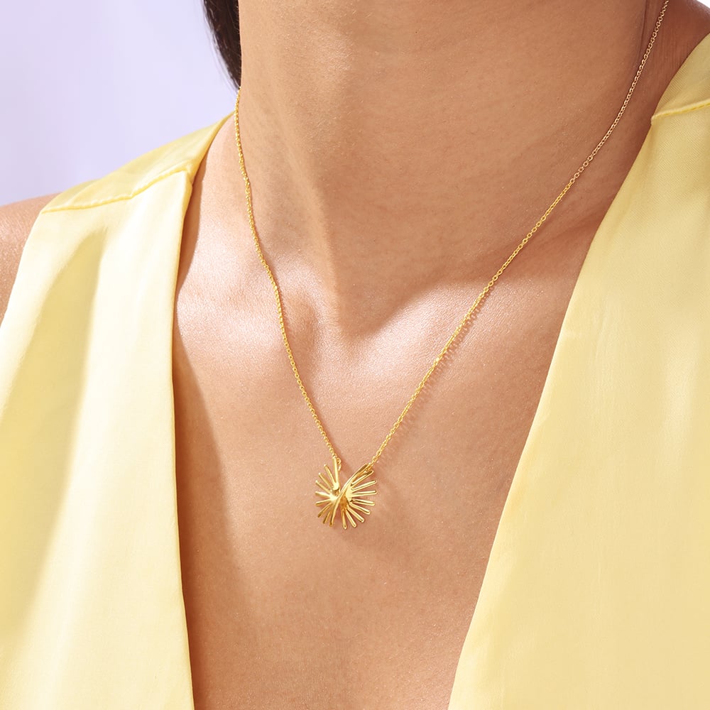 Modern Radiance Gold Necklace,,hi-res image number null