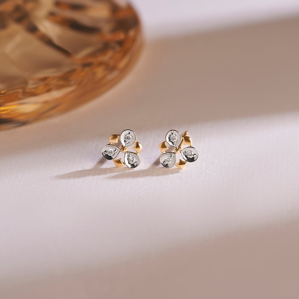 Twinkling Trio Diamond Stud Earrings,,hi-res image number null