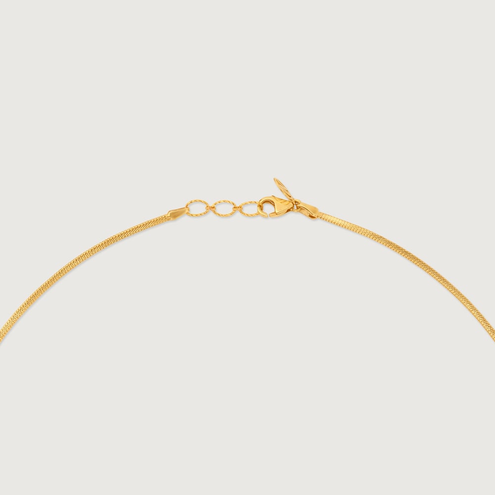 Minimal Fluid Omega Gold Chain,,hi-res image number null